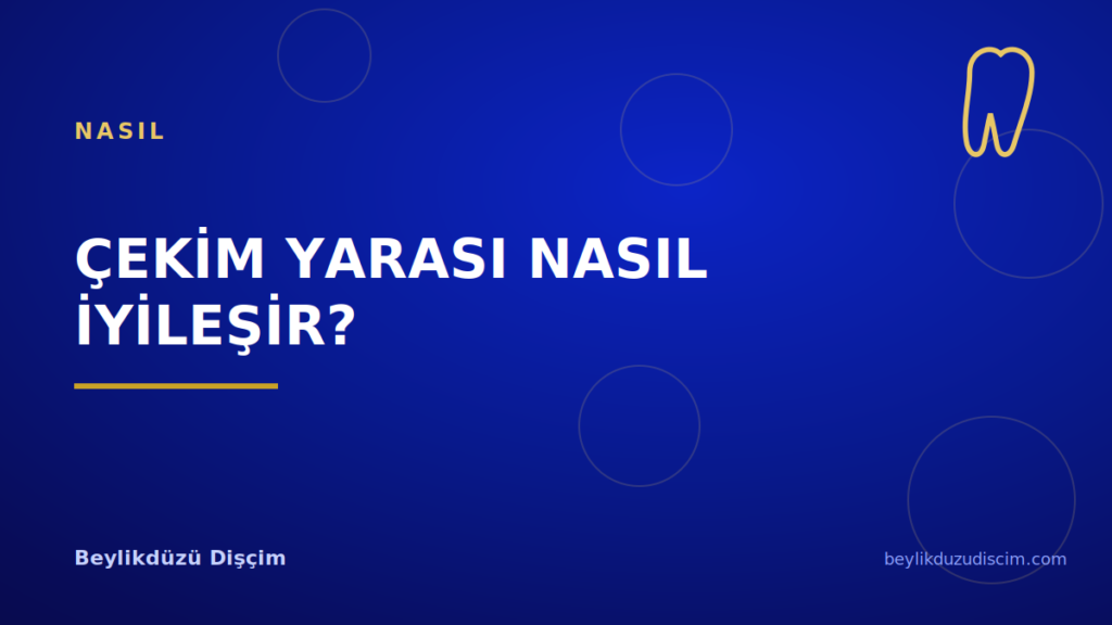 Çekim Yarası Nasıl İyileşir?