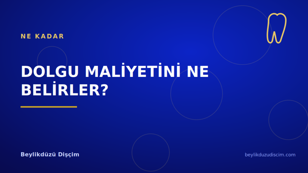 Dolgu Maliyetini Ne Belirler?