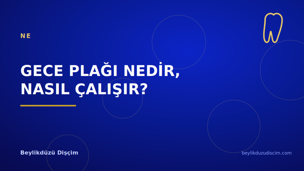 Gece Plağı Nedir, Nasıl Çalışır?